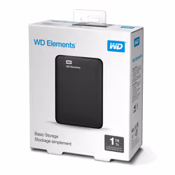 Western Digital WD Elements Portable disque dur externe 1 To Noir - Vue supplémentaire 7